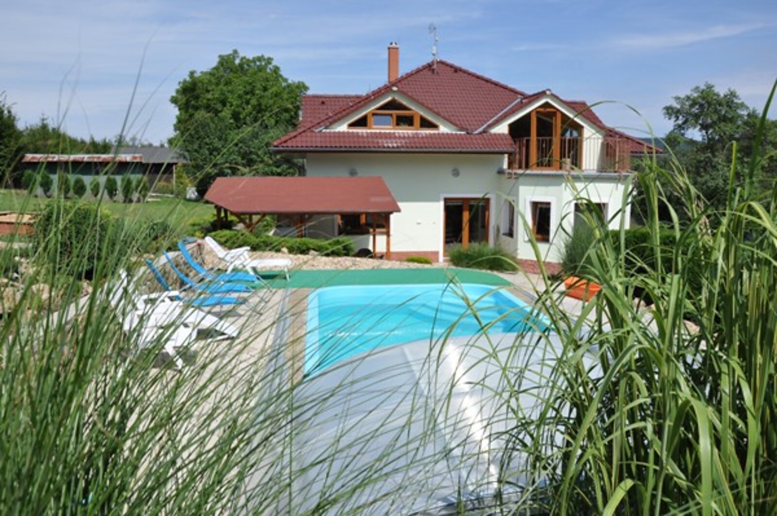 Ubytování ve Střílkách – dům s bazénem